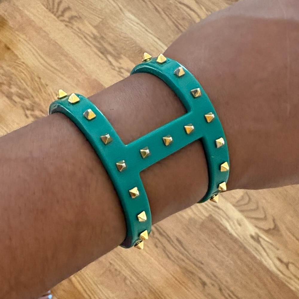 Teal Studded Bracelet